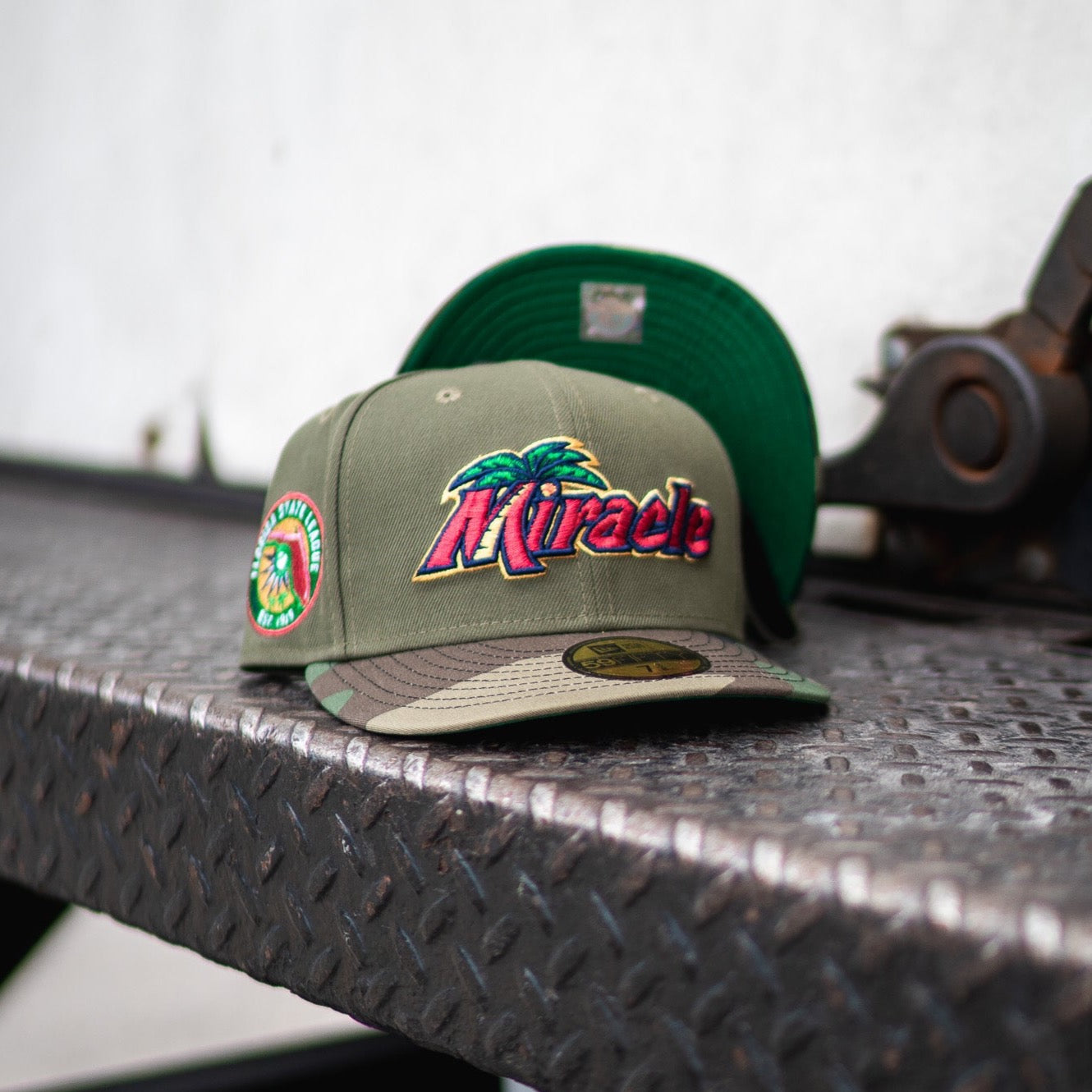 New Era Fort Myers Miracle Florida State League Green UV (Olive/Camo)