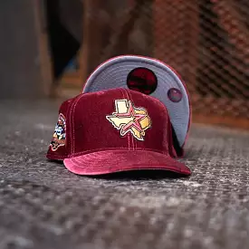 New Era Houston Astros 45th Anniversary Grey UV (Burgundy Velvet)