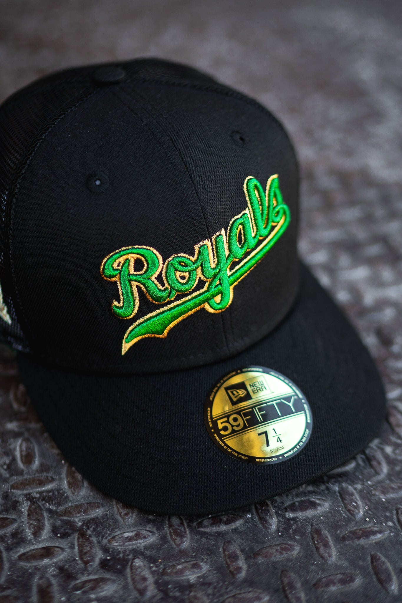 New Era Kansas City Royals Green UV Trucker (Black)