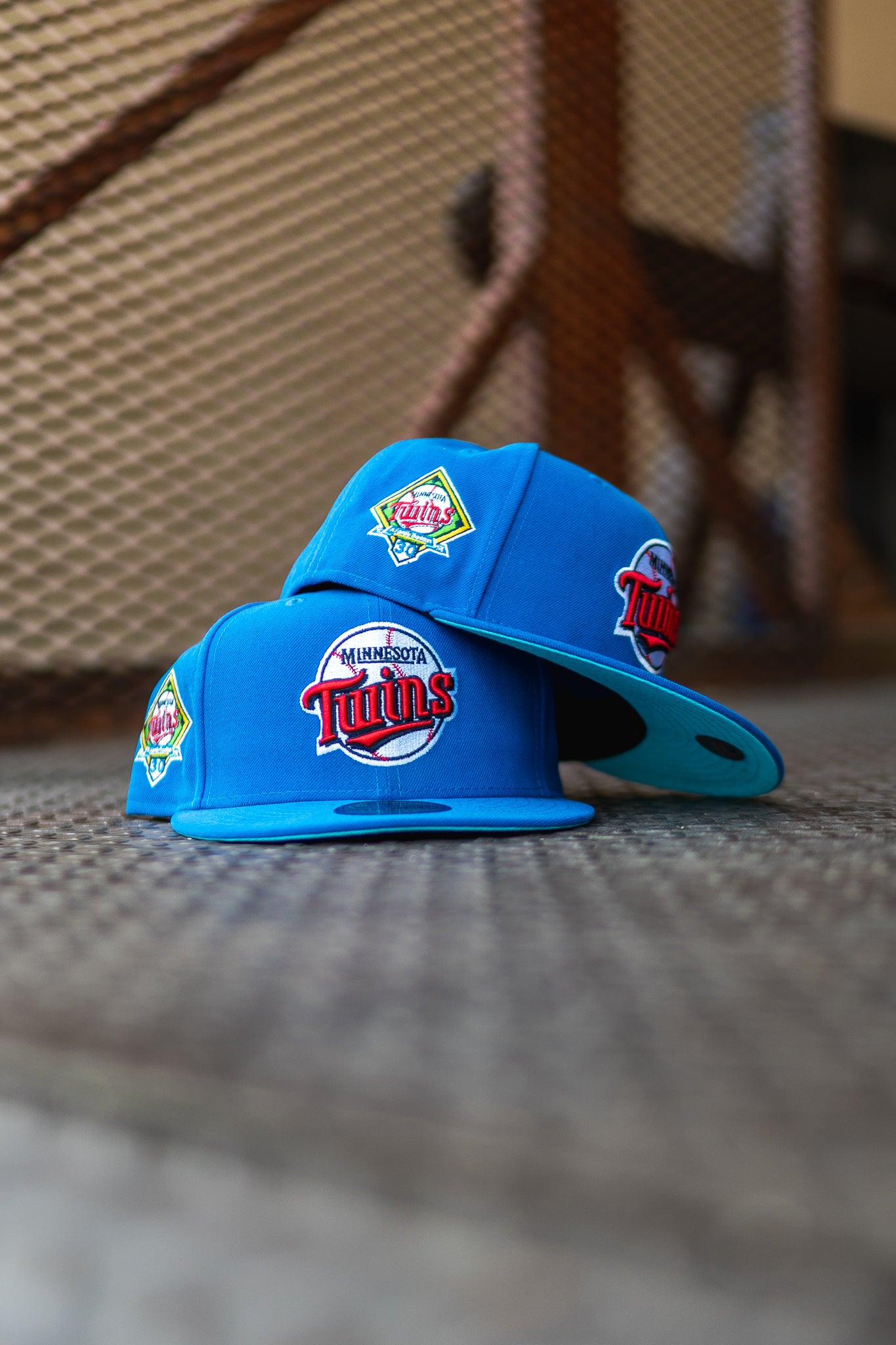 New Era Minnesota Twins 30th Anniversary Aqua UV (Marina Blue)