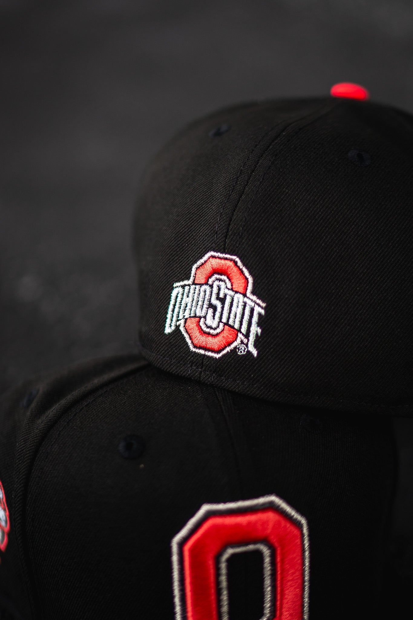 New Era Ohio State Buckeyes Grey UV (Black/Black Satin)