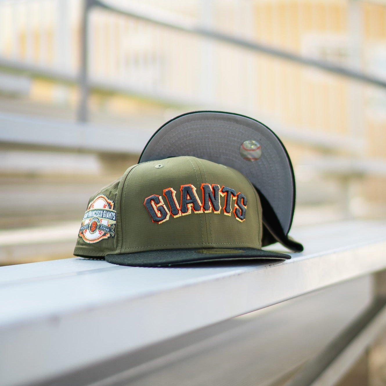 New Era San Francisco Giants 2000 Inaugural Good Grey UV (Ripstop Olive/Black)