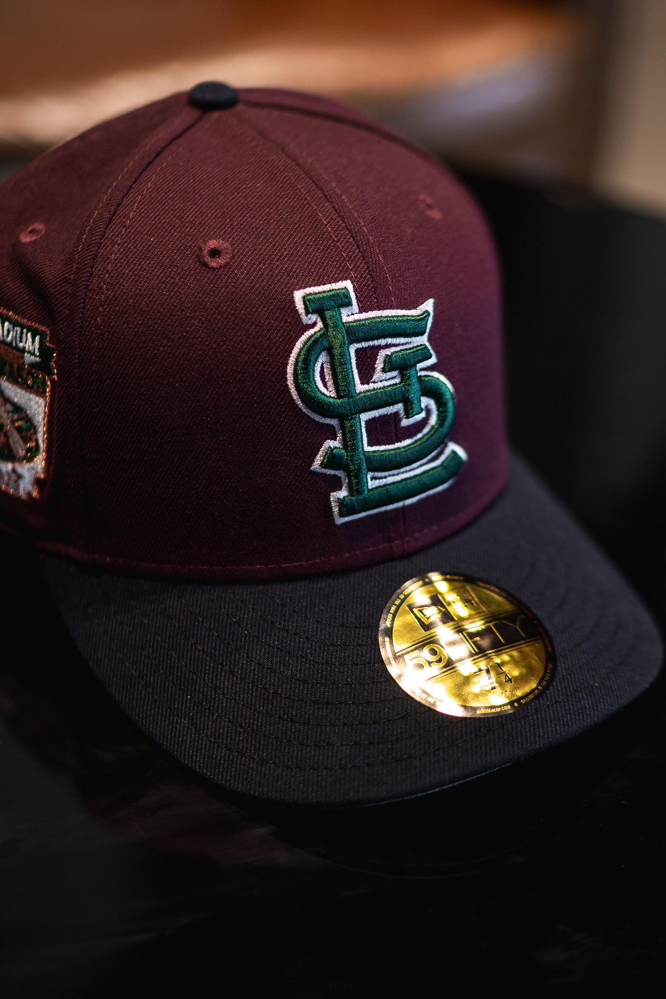 New Era St Louis Cardinals Busch Stadium Grey UV (Burgundy/Dark Navy)