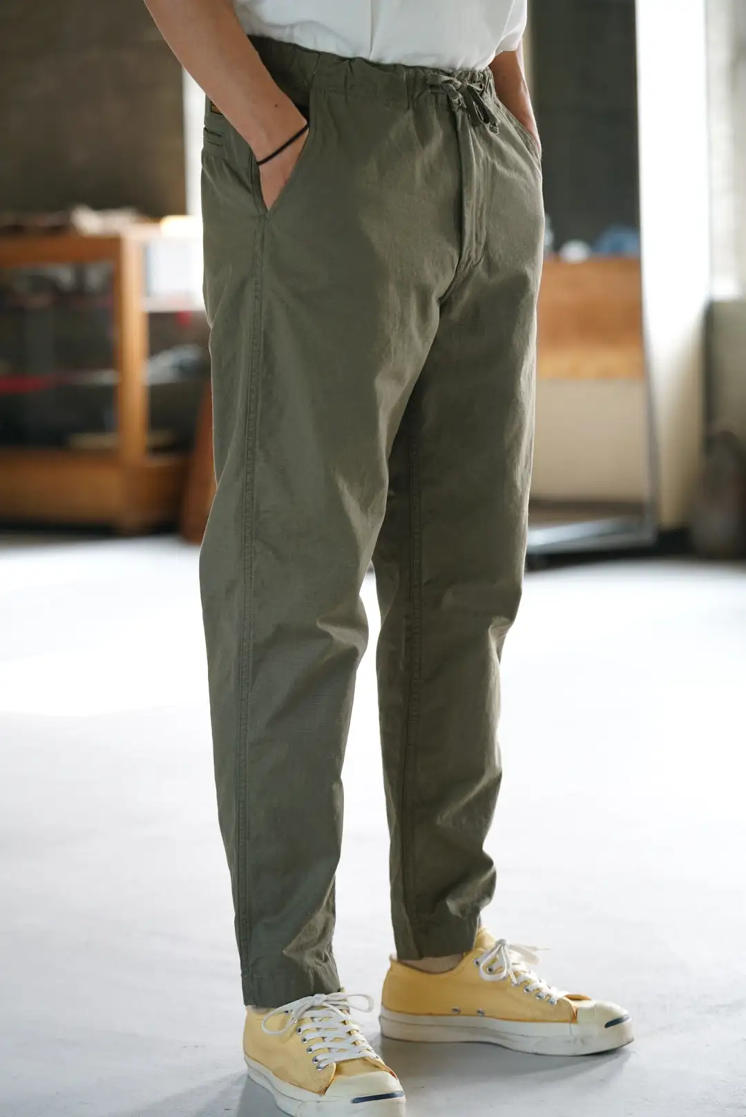 ORSLOW New Yorker Pants Army Green