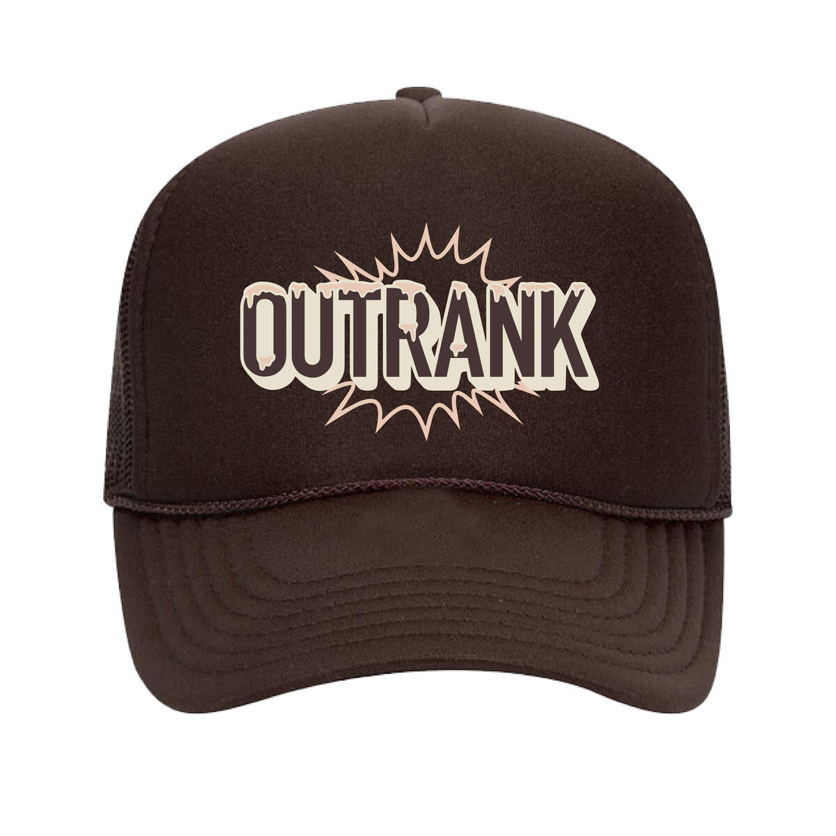 Outrank Keep Your Cool Trucker Hat (Cacao)