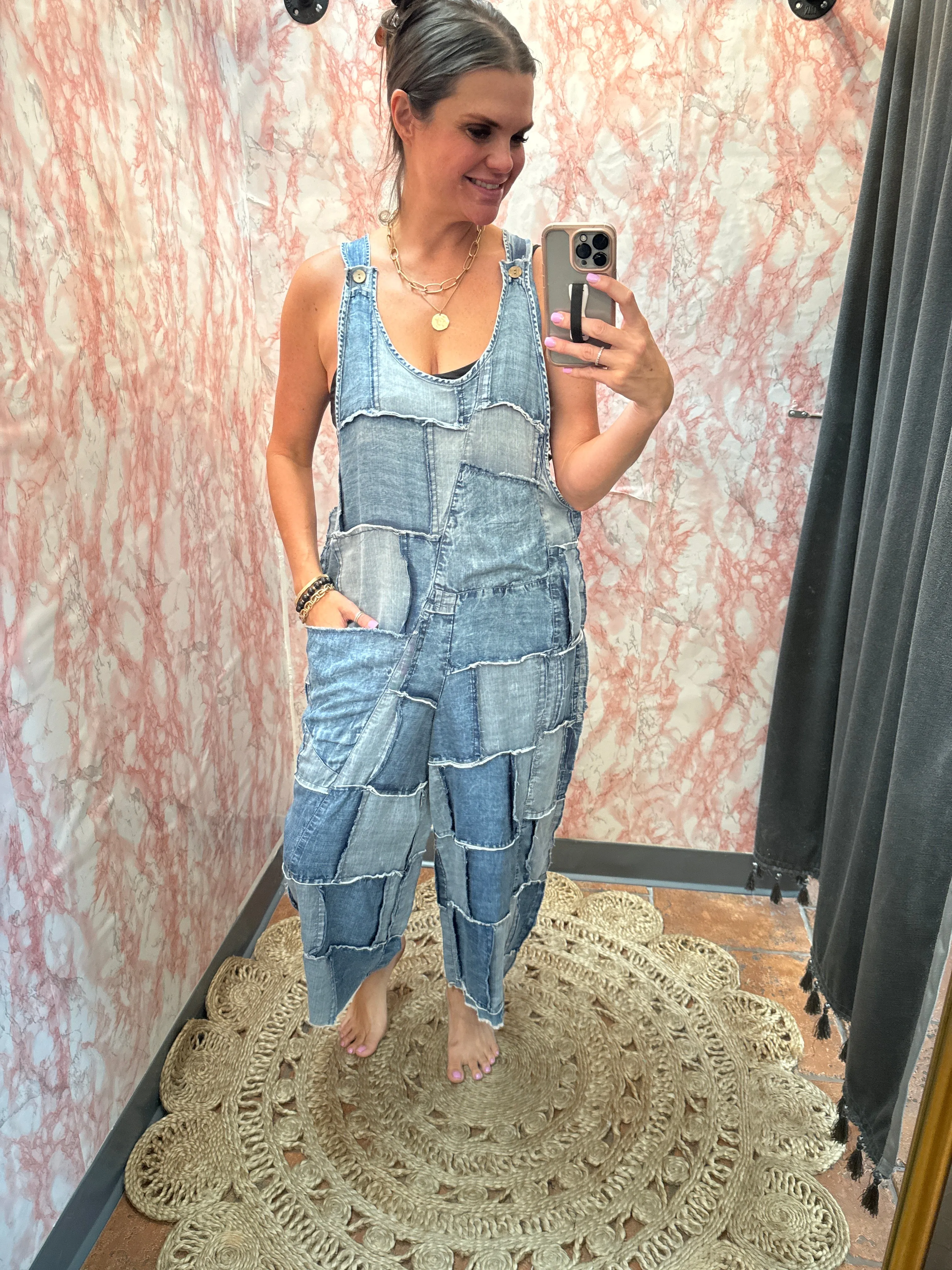 Patchwork Skies Jumpsuit