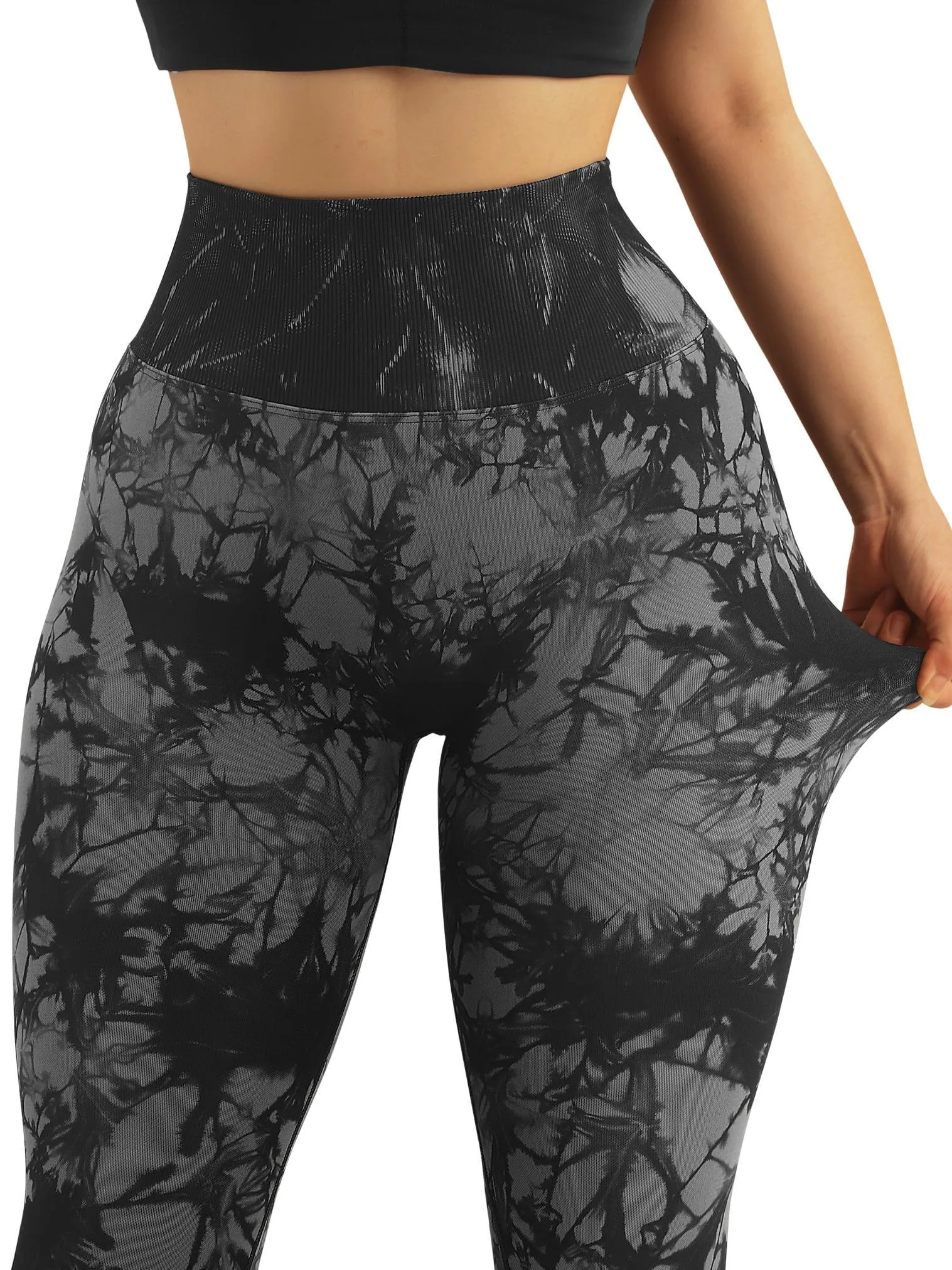 Printed Seamless Scrunch Leggings