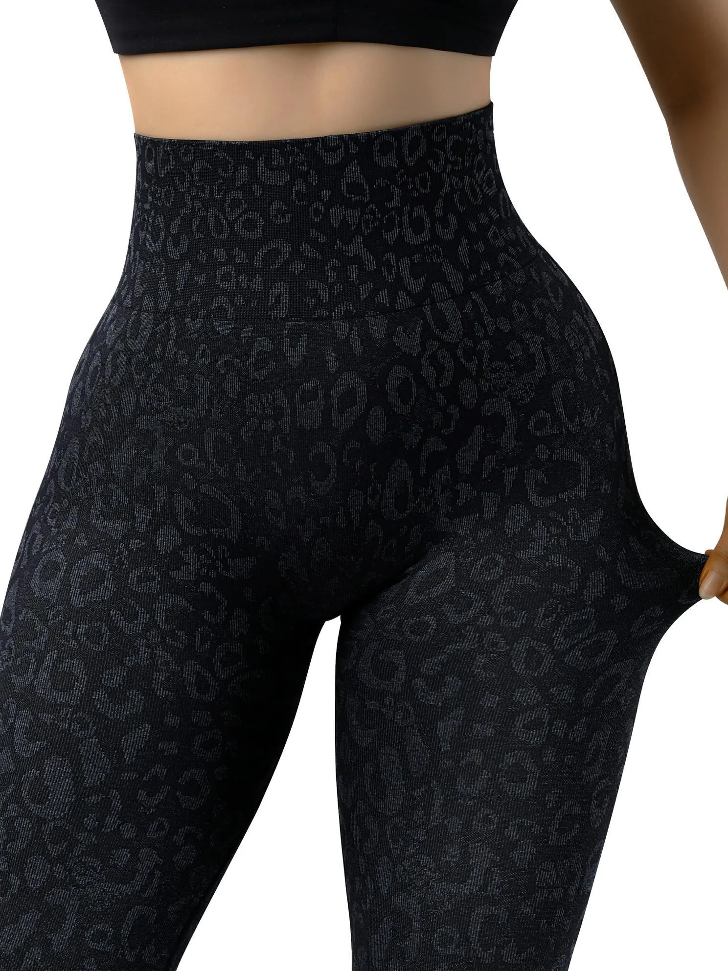 Printed Seamless Scrunch Leggings