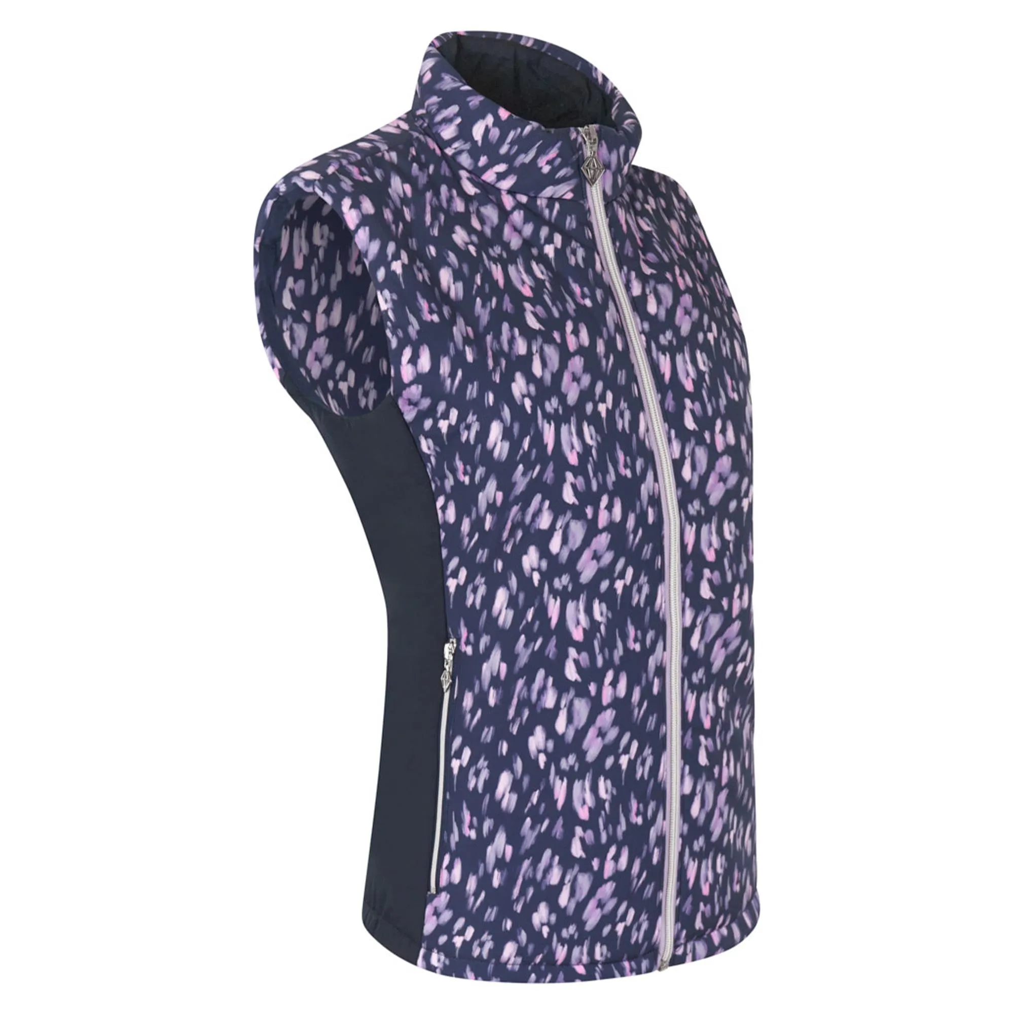 Pure Golf Annona Patterened Ladies Golf Gilet Lavender FLURRY