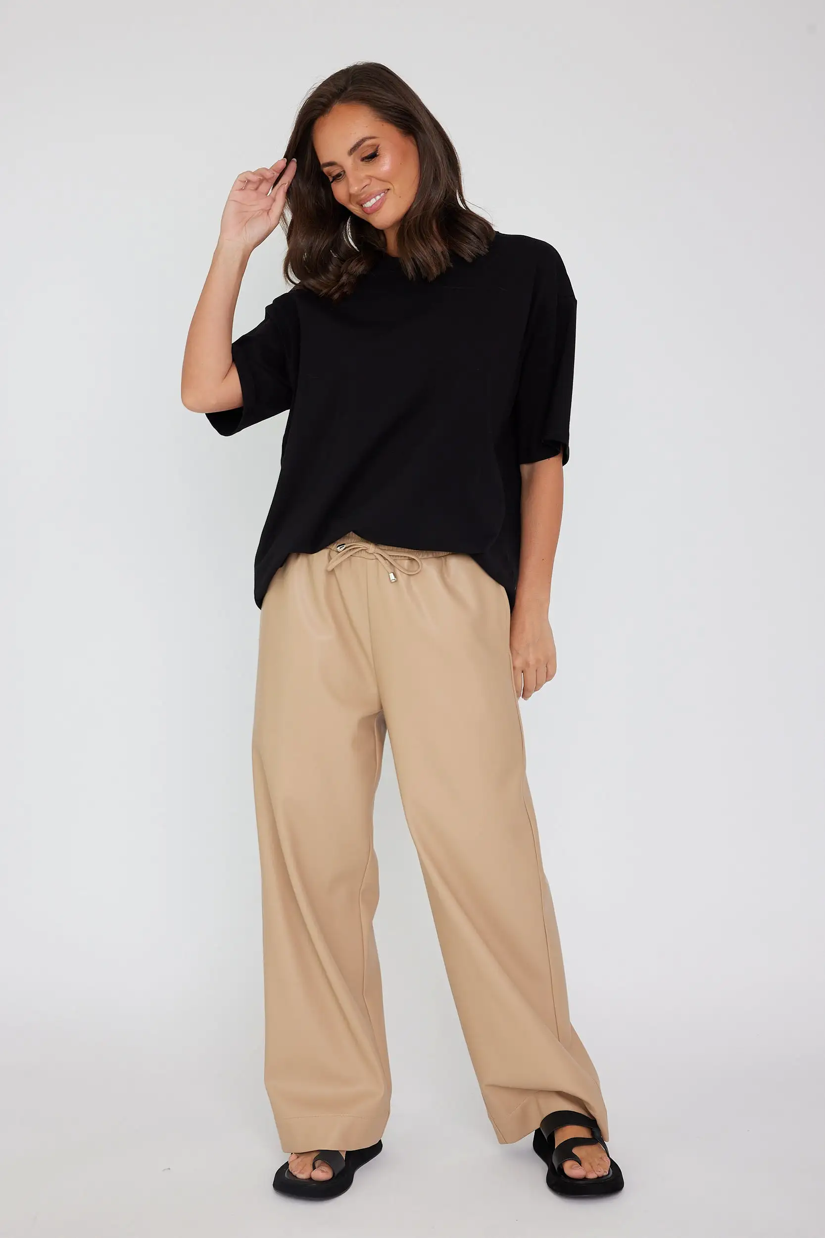 ROLLO Vegan Pants Beige