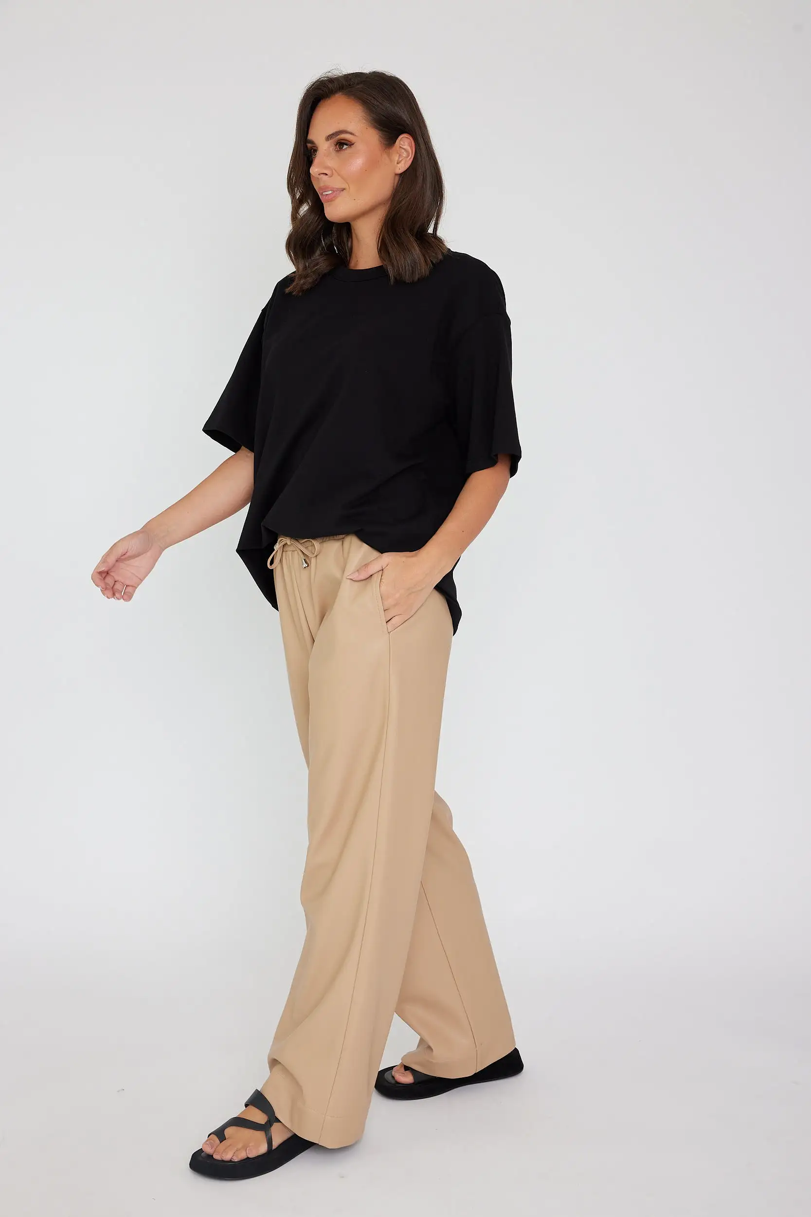 ROLLO Vegan Pants Beige