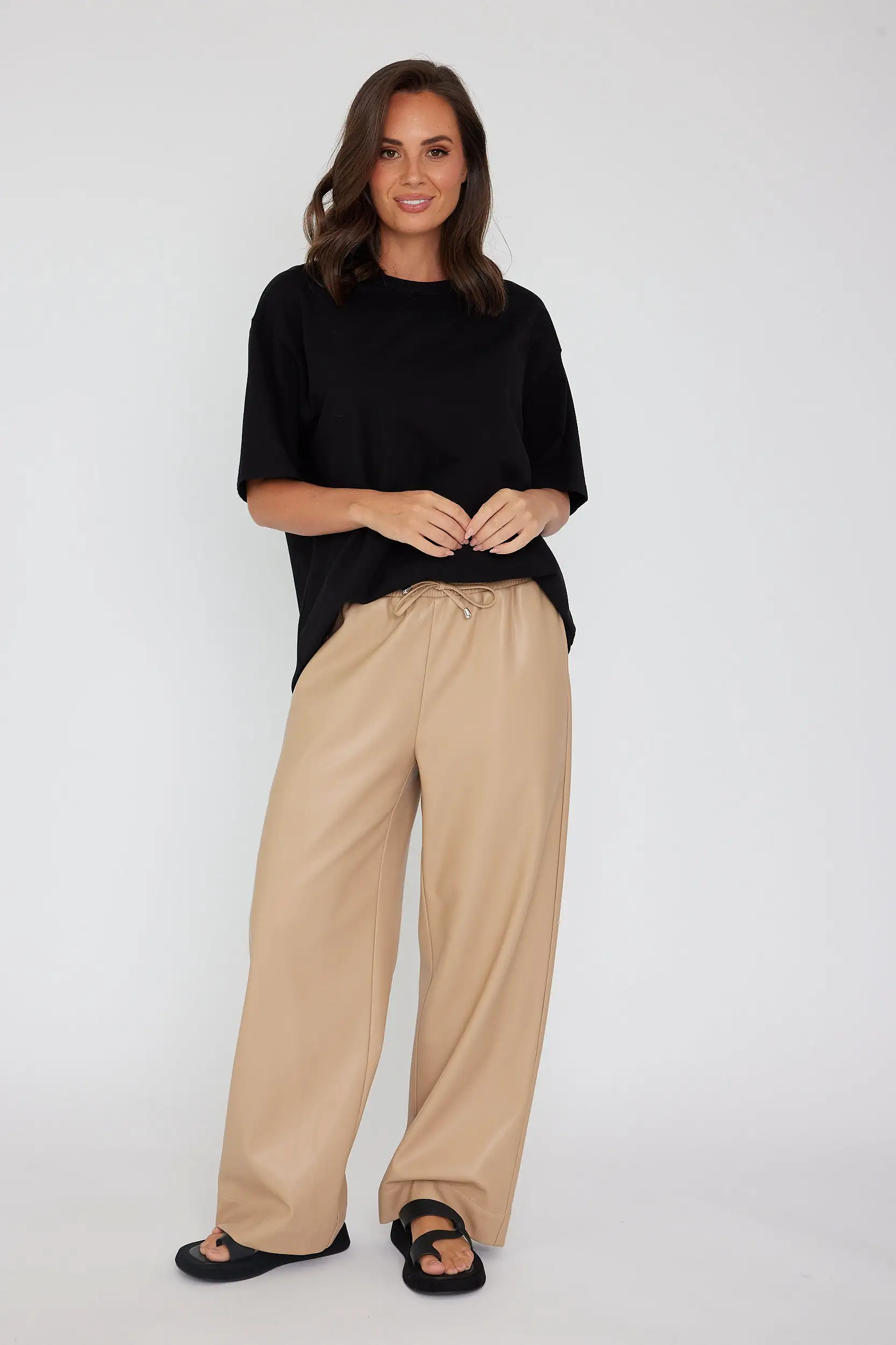 ROLLO Vegan Pants Beige