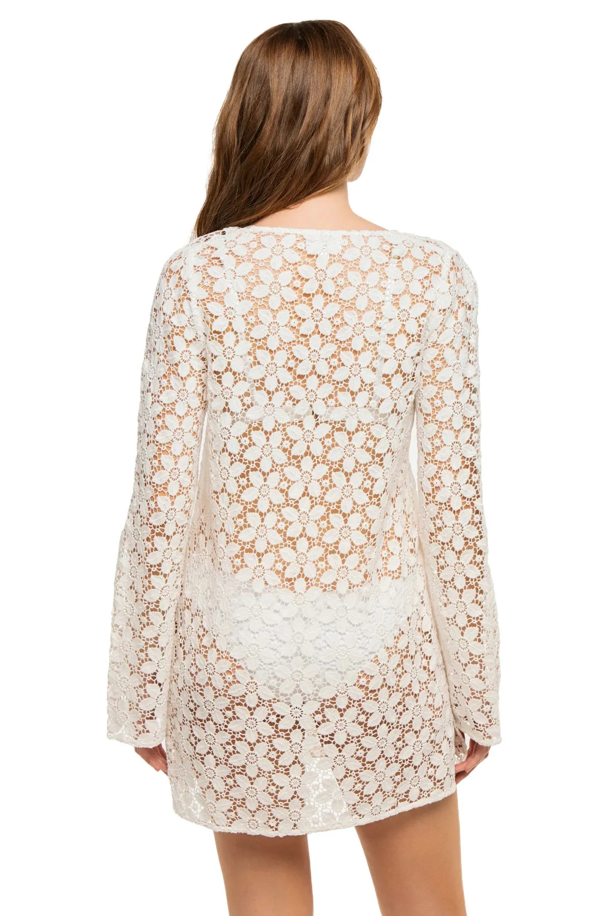 Rosie Floral Lace Mini Dress