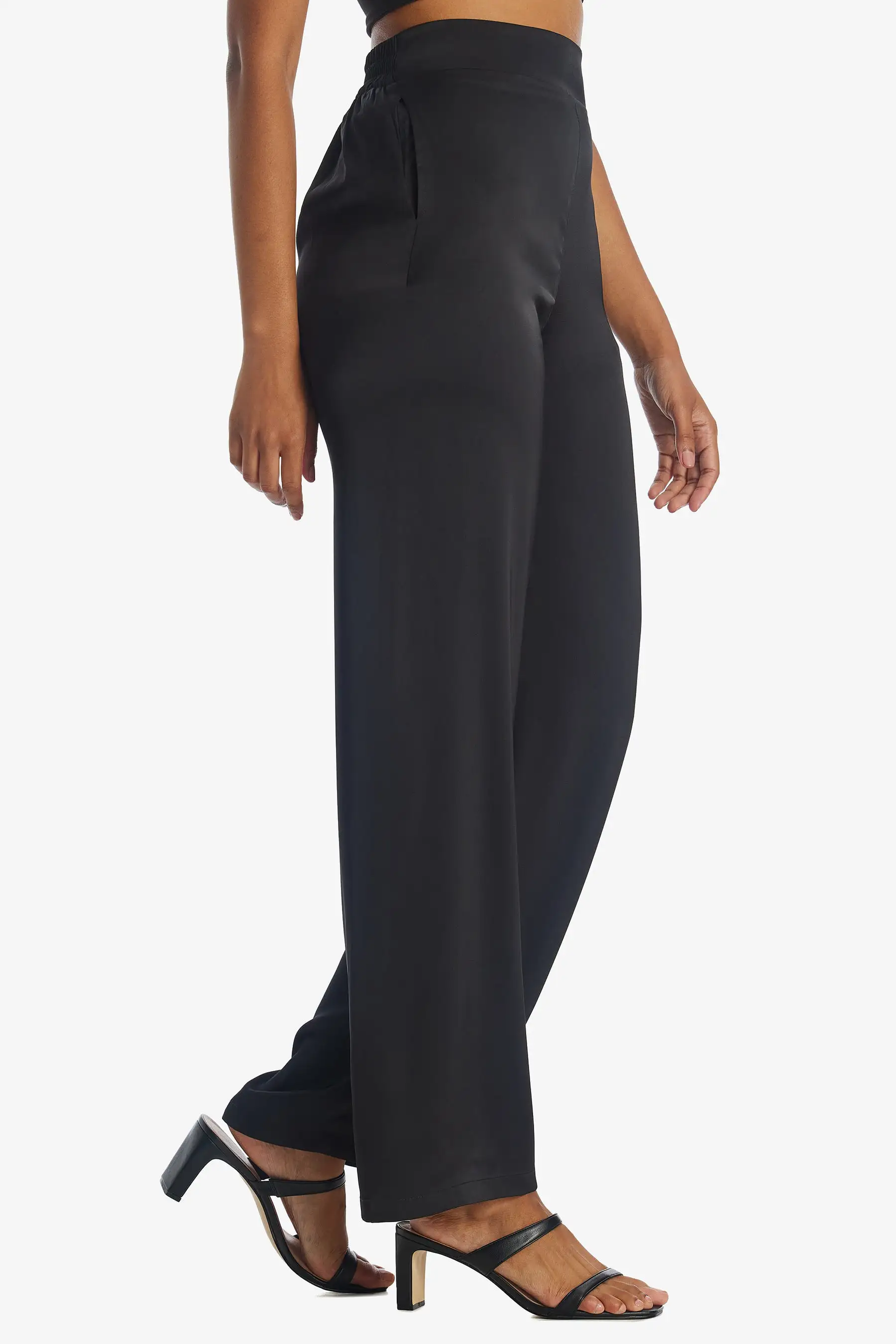 Satin Wide Leg Pant