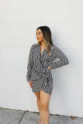 SIZE SMALL Fine By Me Wrap Dress