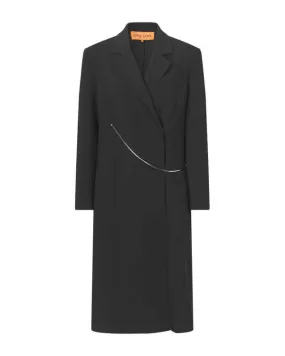 Straight Long Sleeve Coat