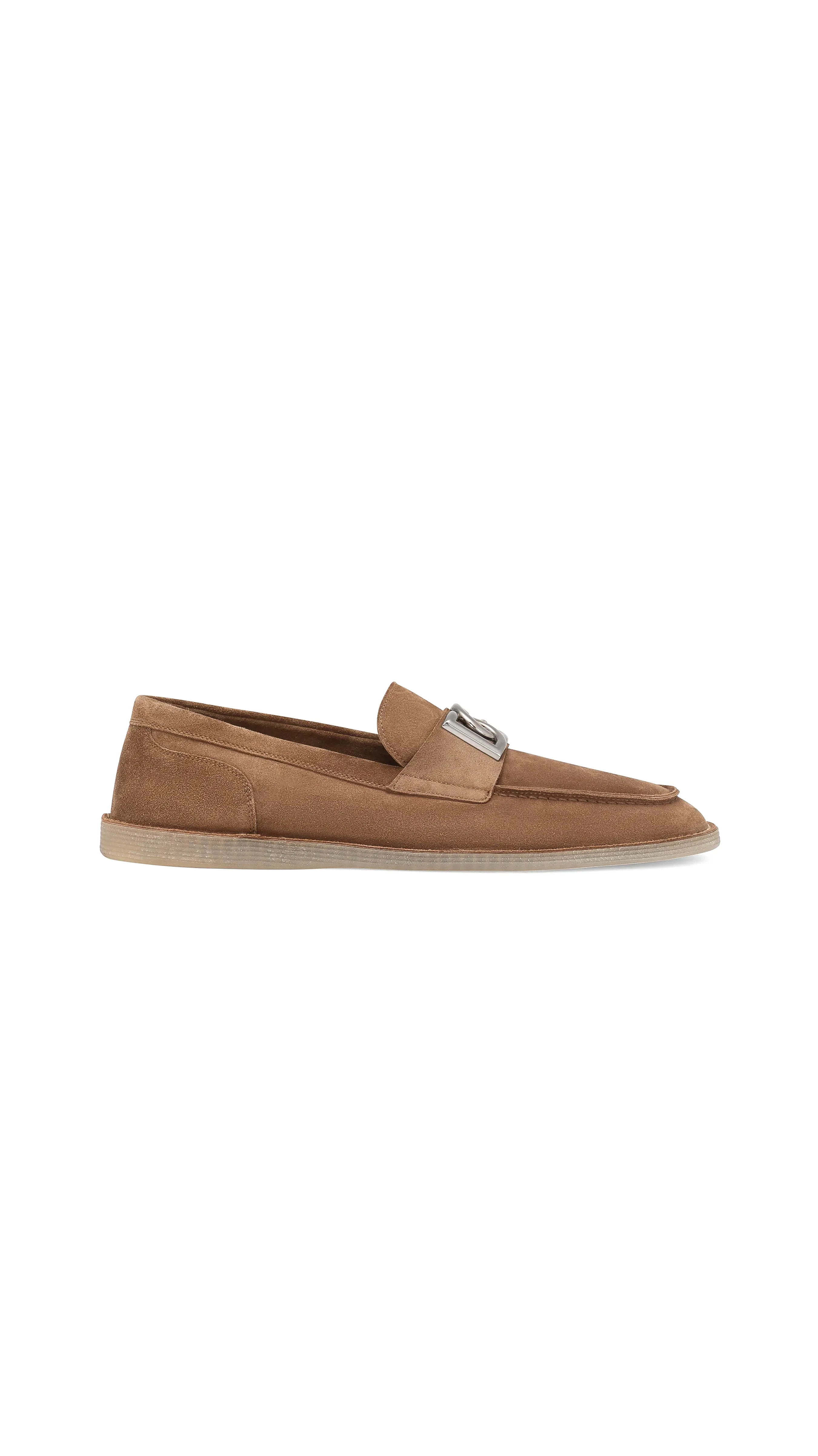 Suede Loafers - Brown