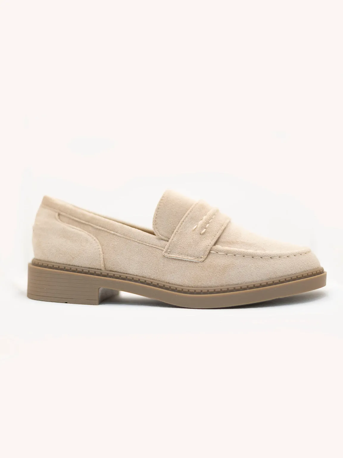 Suede Style Loafers