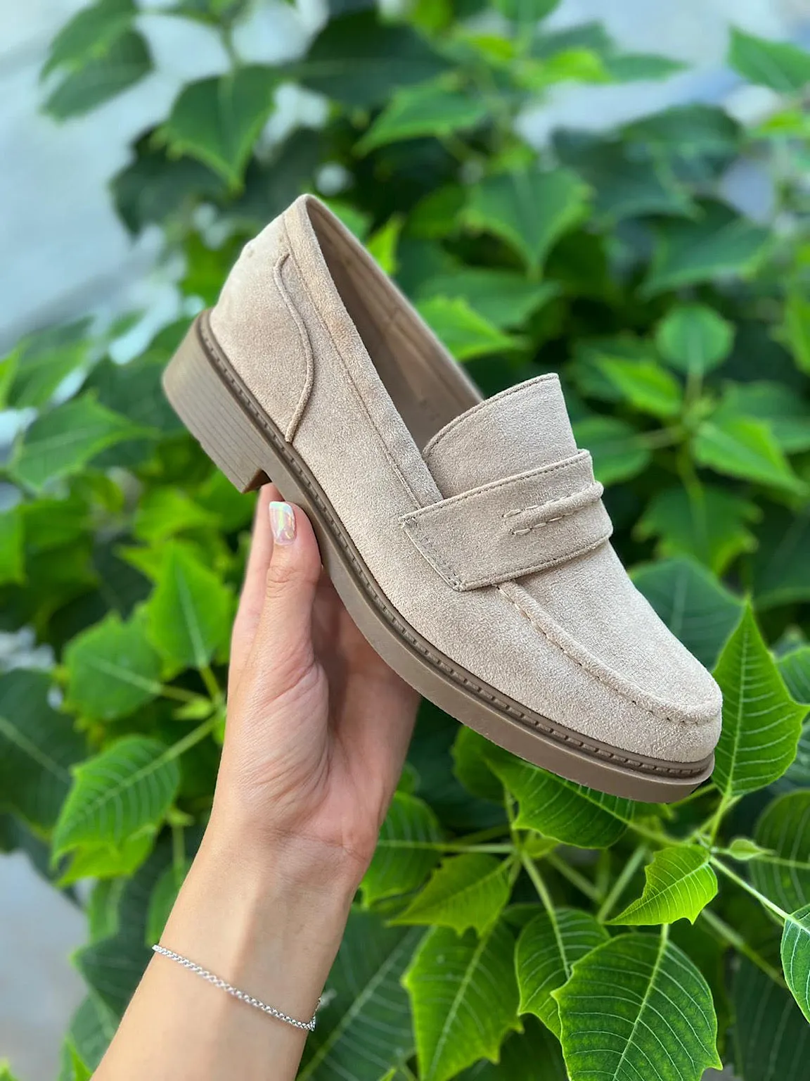 Suede Style Loafers