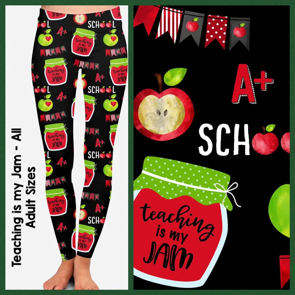 Teaching Is My Jam Leggings