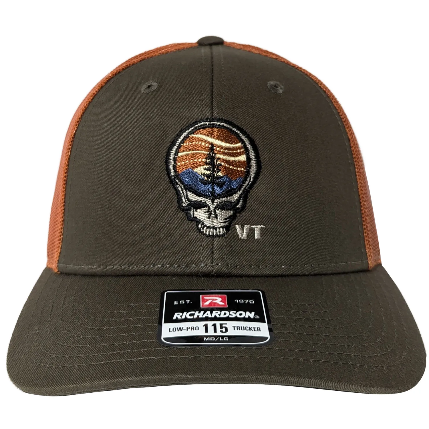 Vermont Hat Grateful Head Loden/Orange