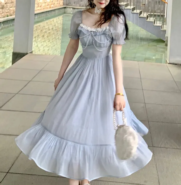 Vintage Romantic Pearl Princess Dress MK17453