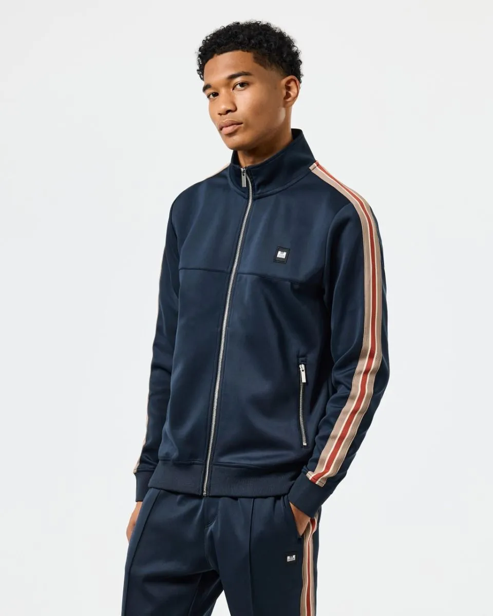 Weekend Offender Sainz Tape Track Jacket Navy