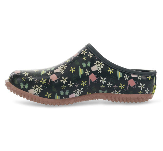 Women's Slip-On Garden Haven Clog in Charcoal