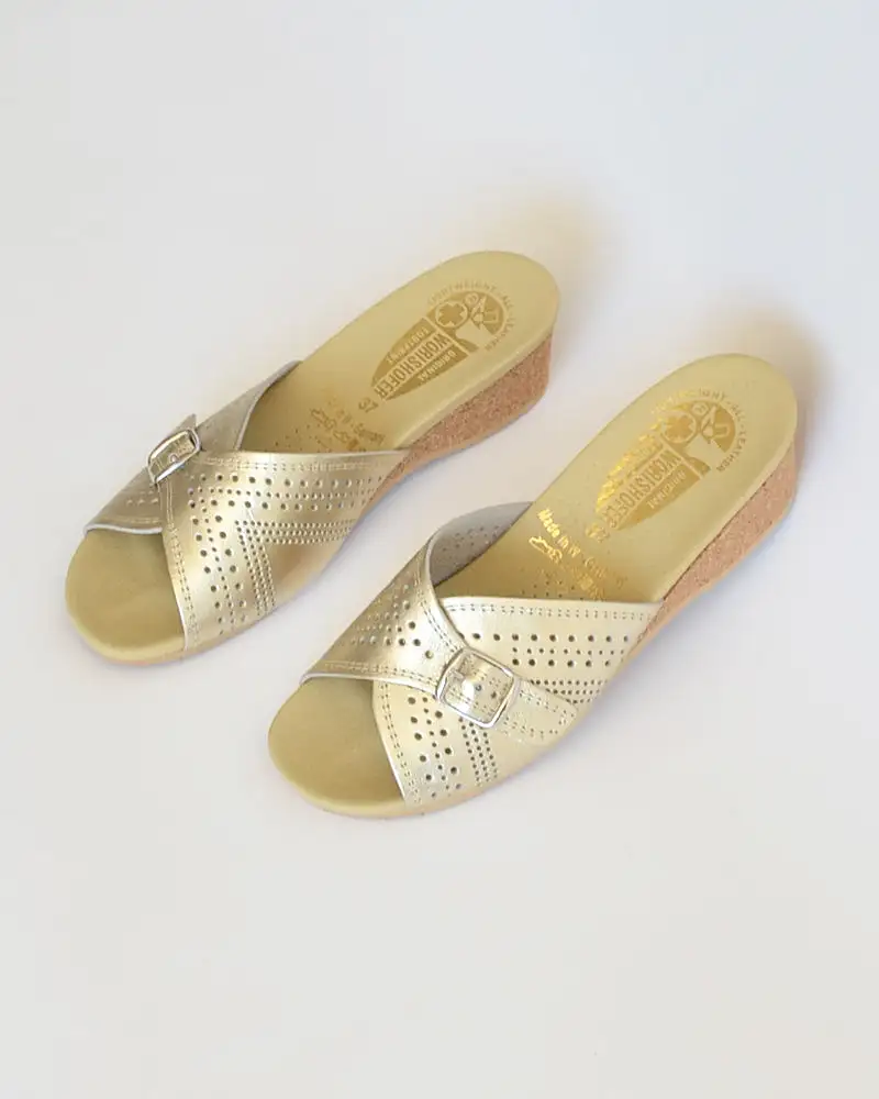 Worishofer Slip On Gold