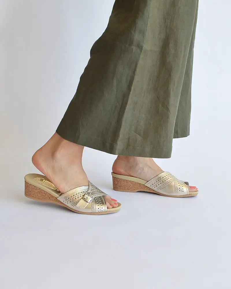 Worishofer Slip On Gold