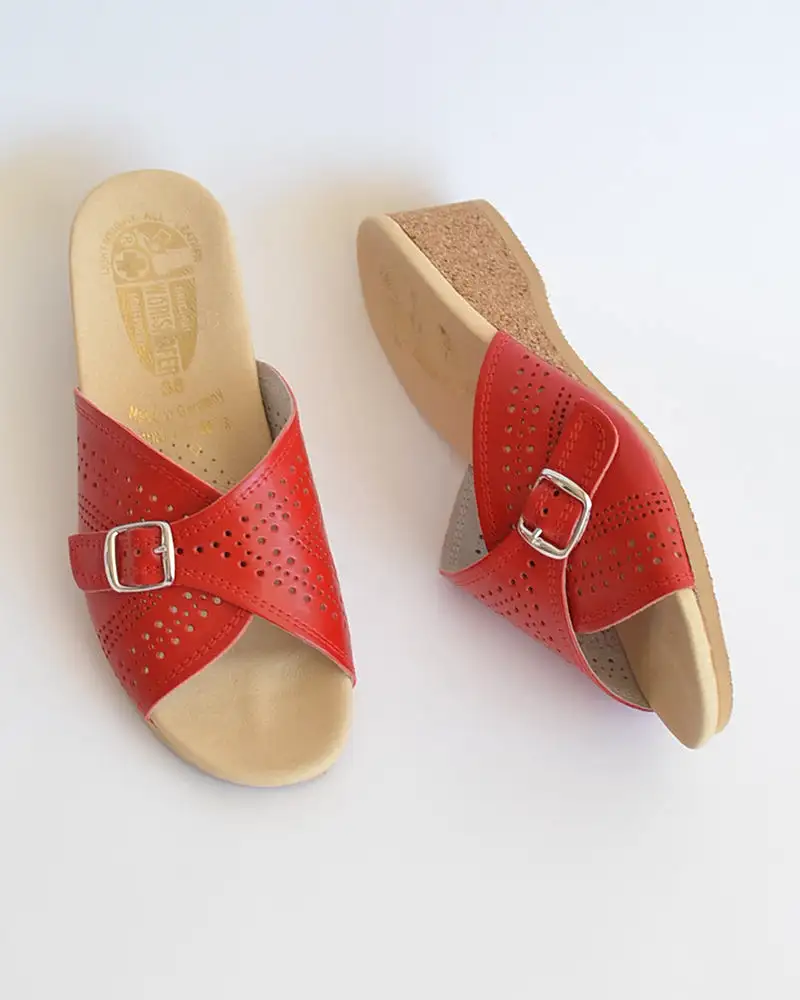 Worishofer Slip On Red