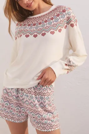 Z SUPPLY GETAWAY FAIR ISLE L/S TOP